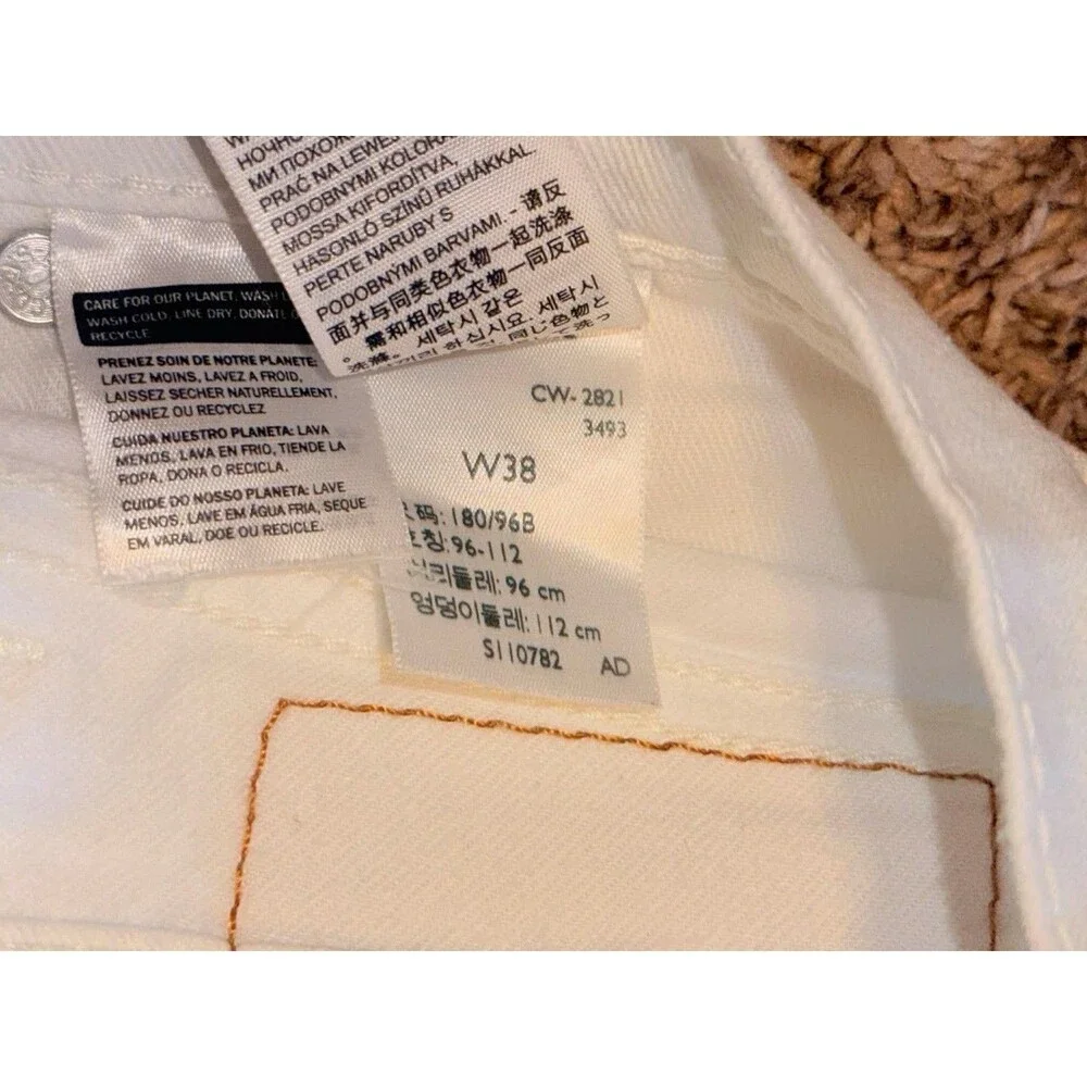 white denim shorts w38